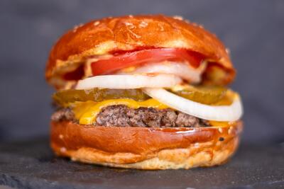 Cheesy Daniel Burger